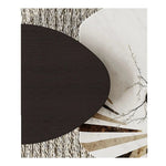 Elegant Stone and Tempered Glass Coffee Table – Modern Design for Stylish Living Rooms fjd-4697