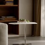 Sleek Marble Stainless Coffee Table – Modern Minimalism for Your Living Space fjd-4702