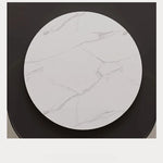Modern Sintered Stone Coffee Table with Stainless Steel Base - Stylish Oval Design for Living Room fjd-4703
