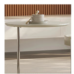 Stylish Modern Coffee Table Set with Synthetic Leather and Stone Accent - Versatile Living Room Furniture fjd-4715