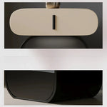 Sleek Modern Bedside Cupboard – Stylish Solid Wood & Density Board Design for Elegant Bedrooms fjd-4731