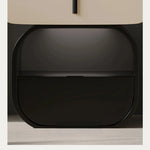 Sleek Modern Bedside Cupboard – Stylish Solid Wood & Density Board Design for Elegant Bedrooms fjd-4731