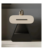 Modern Bedside Cupboard with Stylish Design - Solid Wood and Density Board Finish, Perfect for Any Bedroom Decor fjd-4732