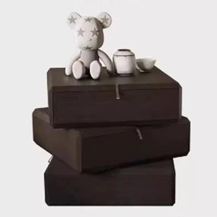 Stylish Density Board Bedside Cupboard with Modern Drawer Design - Perfect Nightstand for Your Bedroom fjd-4738