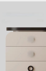 Stylish Pine Cabinet with 5 Drawers - Modern Storage Solution for Your Home fjd-4739