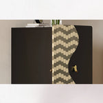 Elegant Modern Cabinet with Density Board and Stainless Steel Accents - Stylish Storage Solution fjd-4742