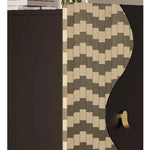Elegant Modern Cabinet with Density Board and Stainless Steel Accents - Stylish Storage Solution fjd-4742