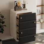 Modern Pine Density Board Cabinet with 4 Drawers - Stylish Storage Solution for Home and Office fjd-4745