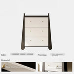 Stylish Ash Wood Density Board Cabinet with Modern Design and Gold Accents - Perfect for Any Room! fjd-4746