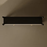 Stylish Ash Wood Density Board Cabinet with Modern Design and Gold Accents - Perfect for Any Room! fjd-4746