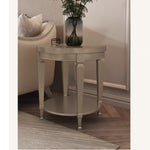 Elegant Tempered Glass and Solid Wood Coffee Table – Stylish Living Room Accent Piece fjfn-5274
