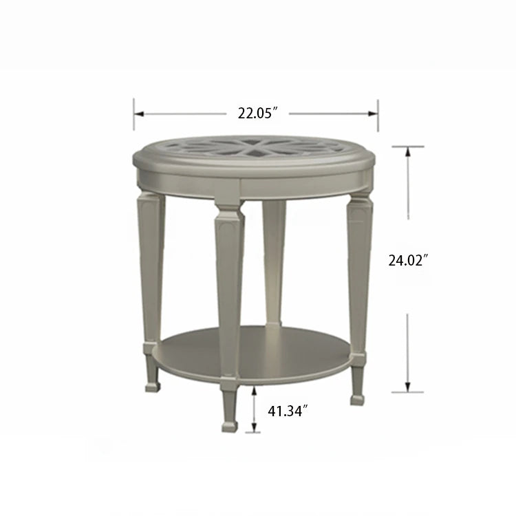 Elegant Tempered Glass and Solid Wood Coffee Table – Stylish Living Room Accent Piece fjfn-5274