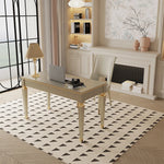 Elegant Solid Wood Desk with Drawers - Stylish Home Office Furniture for Productive Workspaces fjfn-5279