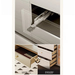 Elegant Solid Wood Desk with Drawers - Stylish Home Office Furniture for Productive Workspaces fjfn-5279