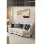 Elegant Solid Wood Sofa Set with Cowhide Leather & PU Leather Upholstery – Luxurious Comfort for Your Living Room fjfn-5281