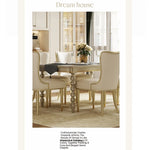 Elegant Solid Wood Sintered Stone Dining Table for Modern Home Decor - Stylish and Durable Design fjfn-5282