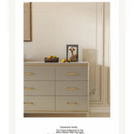 Stylish Pine Multi-Layer Board Cabinet with Gold Accents - Modern Storage Solution for Your Home fjfn-5284