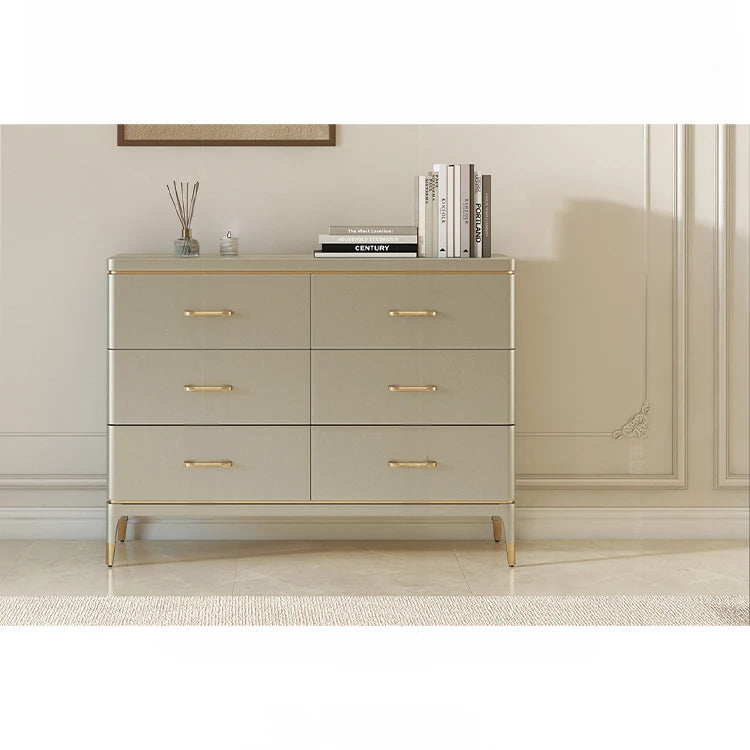 Elegant Pine Multi-Layer Board Cabinet with Gold Accents – Stylish Storage Solution for Modern Homes fjfn-5285