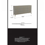 Elegant Pine Multi-Layer Board Cabinet with Gold Accents – Stylish Storage Solution for Modern Homes fjfn-5285