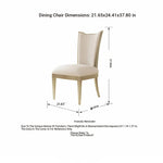 Elegant Solid Wood Dining Table with Sintered Stone Top - Modern Luxury for Your Dining Room fjfn-5286