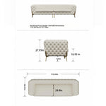 Elegant Solid Wood Cowhide Leather Sofa Set - Modern Luxury Living Room Furniture fjfn-5291