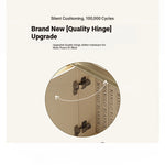 Elegant Solid Wood Wine Cabinet with Glass Doors – Modern Multi-Layer Storage for Home Decor fjfn-5292