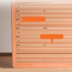 Elegant Light Brown Bed Frame in Natural Ash Wood Finish fjjj-1659