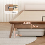 Elegant Ash Wood Chair with Genuine Leather and Faux Leather Options in Beige, Brown, and Grey fjjj-1662