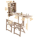 Elegant Solid Wood Light Brown Table – Perfect for Dining & Living Spaces fjnl-1584