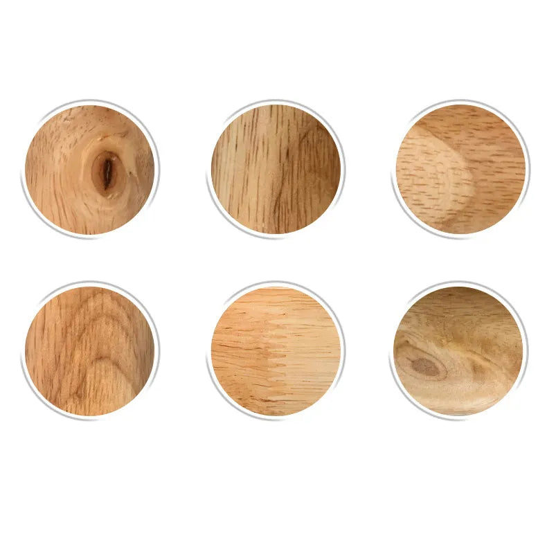 Stylish Round Tea Table - Solid Wood & Ceramic Sintered Stone Design fjnl-2448