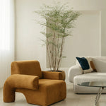 Retro Elegance: Corduroy Pine Sofa for Chic Living Spaces fjnw-4539