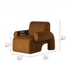 Retro Elegance: Corduroy Pine Sofa for Chic Living Spaces fjnw-4539