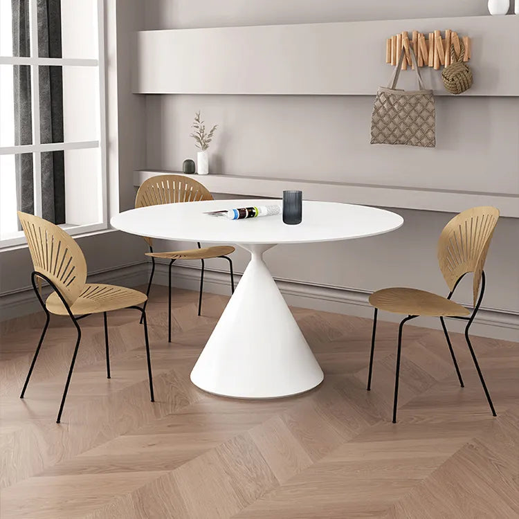Sleek Modern Ceramic Sintered Stone Dining Table - Perfect for Elegant Interiors fjx-2637
