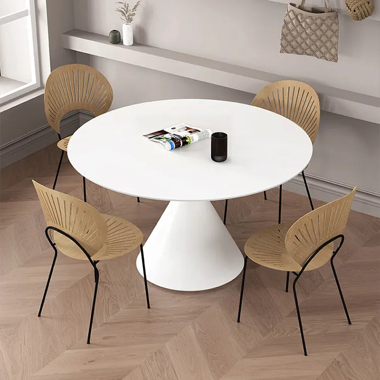 Sleek Modern Ceramic Sintered Stone Dining Table - Perfect for Elegant Interiors fjx-2637
