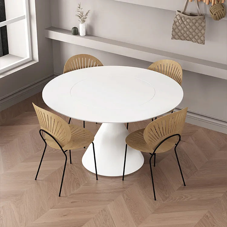 Sleek Modern Ceramic Sintered Stone Dining Table - Perfect for Elegant Interiors fjx-2637