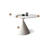 Sleek Modern Ceramic Sintered Stone Dining Table - Perfect for Elegant Interiors fjx-2637