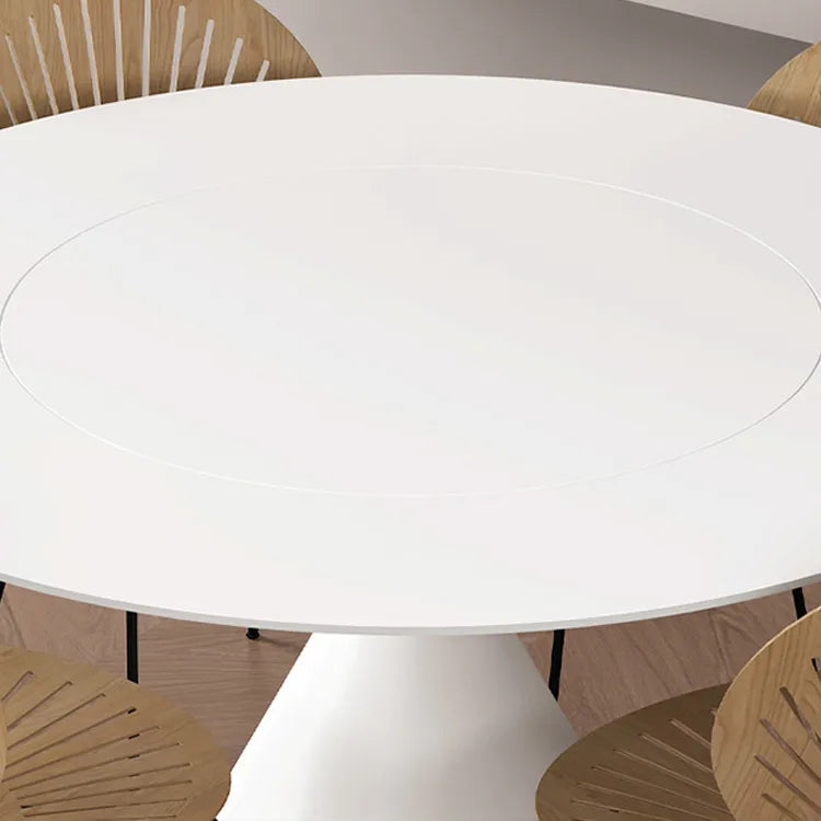Sleek Modern Ceramic Sintered Stone Dining Table - Perfect for Elegant Interiors fjx-2637