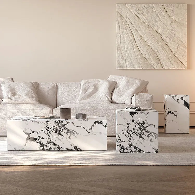 Modern Ceramic Sintered Stone Tea Table Set – Elevate Your Living Space fjx-2644