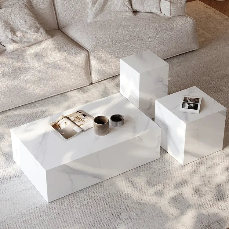 Modern Ceramic Sintered Stone Tea Table Set – Elevate Your Living Space fjx-2644