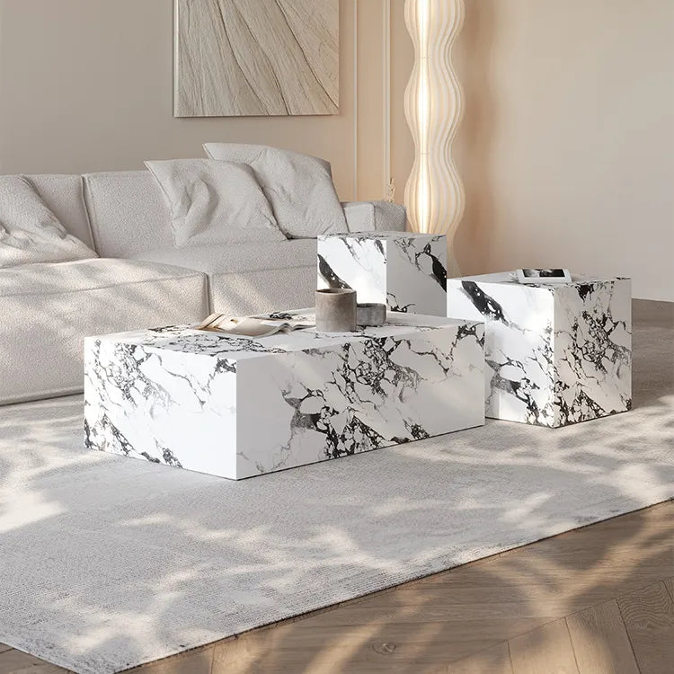 Modern Ceramic Sintered Stone Tea Table Set – Elevate Your Living Space fjx-2644