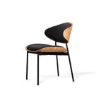 Stylish Microfiber Leather Chair with Sturdy Carbon Steel Frame fjx-2645