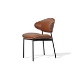 Stylish Microfiber Leather Chair with Sturdy Carbon Steel Frame fjx-2645