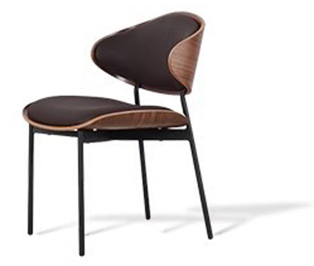 Stylish Microfiber Leather Chair with Sturdy Carbon Steel Frame fjx-2645