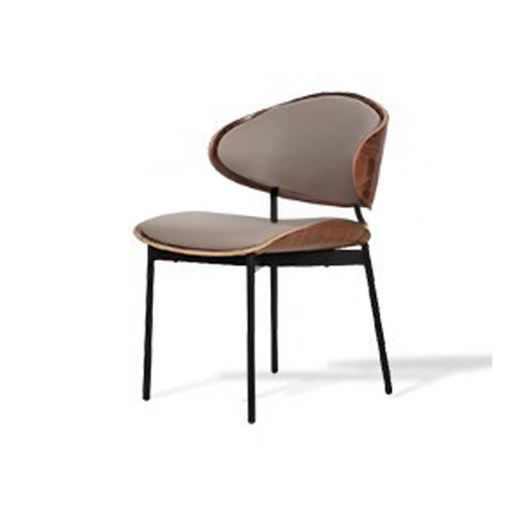 Stylish Microfiber Leather Chair with Sturdy Carbon Steel Frame fjx-2645
