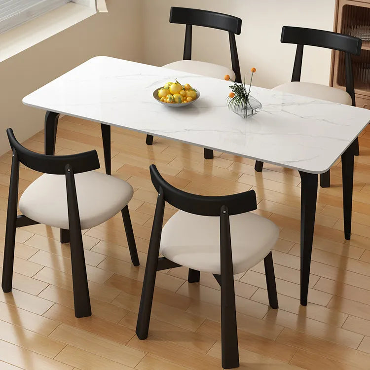 Modern Oak Dining Chair with PU Leather Upholstery - Stylish Seating for Your Home fjx-2659