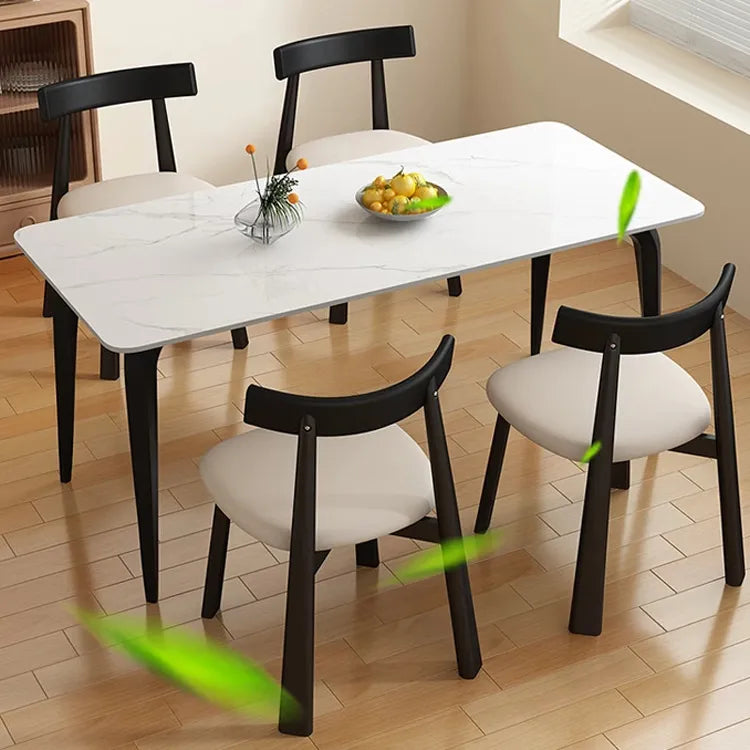 Modern Oak Dining Chair with PU Leather Upholstery - Stylish Seating for Your Home fjx-2659