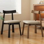 Modern Oak Dining Chair with PU Leather Upholstery - Stylish Seating for Your Home fjx-2659