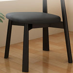 Modern Oak Dining Chair with PU Leather Upholstery - Stylish Seating for Your Home fjx-2659