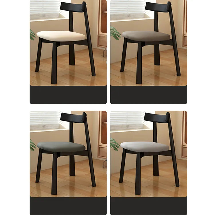 Modern Oak Dining Chair with PU Leather Upholstery - Stylish Seating for Your Home fjx-2659