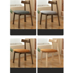 Modern Oak Dining Chair with PU Leather Upholstery - Stylish Seating for Your Home fjx-2659